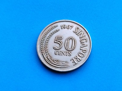 50 Cents 1967 Singapore-XF+ foto