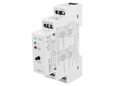 Releu Bistabil de Impulsuri NO 16A IP20 PBM-02 foto