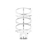Placute frana Kia Carnival / Grand Carnival 3 (Vq) 09.05-06.15, Fata, BREMBO