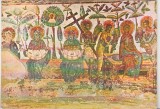 Bnk cp Biserica Voronet - Judecata de Apoi - Fatada de vest - Detaliu -Raiul - necirculata, Printata