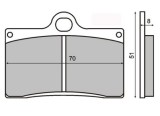Placute Frana Fata Cagiva Mito 125 (1992-2005) - MX_NEW 225100520RM