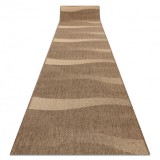 Traversa sisal Floorlux model 20212 coffe si mais, 80 cm