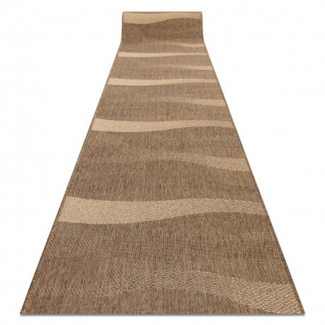 Traversa sisal Floorlux model 20212 coffe si mais, 120 cm