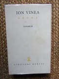 Ion Vinea - Lunatecii Vol. III, Roman, Editura Minerva, 1997, 580 pagini, Coperta cartonata