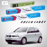 Cumpara ieftin Ștergătoare Seat Arosa 6H 1999-2004 | Set Față și Spate Flat &ndash; TeamCar&reg;
