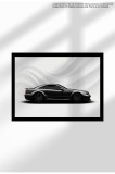 Poster Canvas cu Mașină Sport &ndash; Print Ne&icirc;nramat - Pasionați Auto - 1355 2009 SL 65 AMG Black Series | A3 (29.7 x 42 cm)