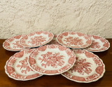 8 FARFURII INTINSE PORTELAN ENGLEZESC &quot;WINDSOR&quot; RIDGWAY STAFFORDSHIRE D25,5CM