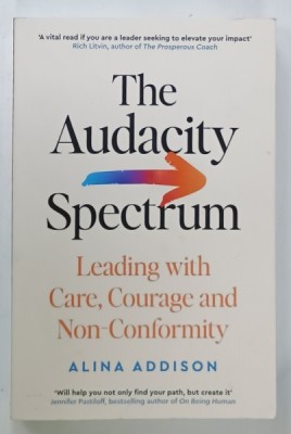 THE AUDACITY SPECTRUM , LEADING WITH CARE , COURAGE AND NON - CONFORMITY by ALINA ADDISON , 2024 foto