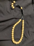 Matanii vechi de colectie,folosite intens,bile mari lemn,Frumoase cu snur Piele
