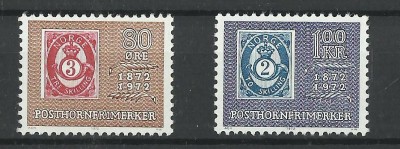 TSV$ - 1972 MICHEL 637 - 638 NORGE MNH/** LUX foto