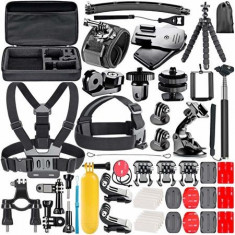 Set Kit 53 in 1 Accesorii Gopro ,Camere video Sport foto