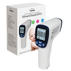 Termometru digital SilverCloud UF41 pentru corp si suprafete, tehnologie infrarosu, non-contact, atentionare vocala