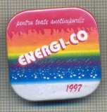 Y 1224 INSIGNA -,,ENERGI-CO&quot; 1997 PENTRU TOATE ANOTIMPURILE -PENTRU COLECTIONARI