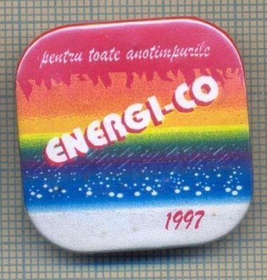 Y 1224 INSIGNA -,,ENERGI-CO&amp;quot; 1997 PENTRU TOATE ANOTIMPURILE -PENTRU COLECTIONARI foto