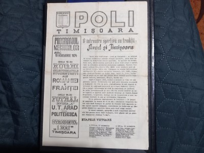 Program Poli Timisoara - UTA foto