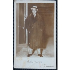Carte postala, Rudolph Valentino, actor american de film mut, de origine italiană, 1895-1926