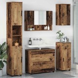 VidaXL Set de mobilier pentru baie 5 pcs Lemn vechi 30 x 35 x 192 cm 3393081
