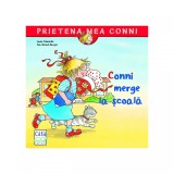 Cumpara ieftin Carte Conni merge la scoala, Autor Liane Schneider, Editura Soapta Stelelor SRL, 2019, Romana, Copii 3-5 ani, Carte cartonata, 24 pagini