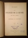 Jean de Bloch - Les finances de la Russie au XIXe siecle: historique et statistique (tome I) (1899)
