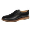 Pantofi barbati casual din piele naturala de culoare Neagra GKR230NS