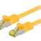 Patch Cord Ethernet S/FTP Cat 6a Cupru LSZH Galben 2m
