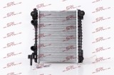 Radiator racire Alfa Romeo Giulia 20, Stelvio 20; motor 2.0 T, 2.9 V6 T, radiator auxiliar, intrare / iesire cu conectare rapida, dimensiuni [mm]