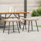 VidaXL Tabureți de Grădină 2 pcs Natural 50x40x45 cm Ratan