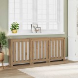 vidaXL Mască pentru calorifer stejar artizanal 205x21,5x83,5 cm lemn 852770