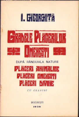 HST C2119 Gradele plăcerilor omenești după r&amp;acirc;nduiala naturii 1936 Gheorghiță foto