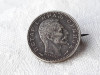 BROSA argint RUSIA executata manual din MONEDA de colectie RARA vintage, Monede