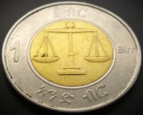 Cumpara ieftin Moneda exotica bimetal 1 BIRR - ETIOPIA, anul 2016 * cod 3488 = circulata, Africa