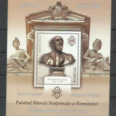 Romania MNH 2013 - Arhitectura Palatul Bancii Nationale a Romaniei - LP 1997