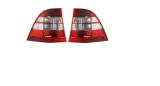 Set lampi spate, stopuri Mercedes Clasa Ml W163, 02.1998-07.2005, montare spate, stanga+dreapta, LED; transparent; cu suport bec; Tuning, Eagle Eyes