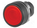 Comutator acţionat prin apăsare 22mm EAO Poz.i stab: 2 roşie IP65