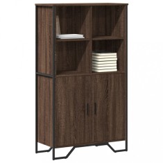 vidaXL Dulap &icirc;nalt, stejar maro, 79,5x35,5x137,5 cm, lemn prelucrat 3295311
