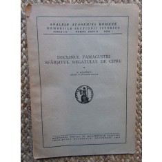 N. Banescu - Declinul famagustei sfarsitul regatului de Cipru