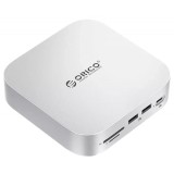 Hub Multifunctional Orico MiniLink M48PR pentru Apple Mac Mini M4, 9in1, Argintiu