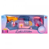 Set Bucatarie Copii: Mixer, Cafetiera, Blender - Jucarii Electrocasnice Fetite, +3 Ani