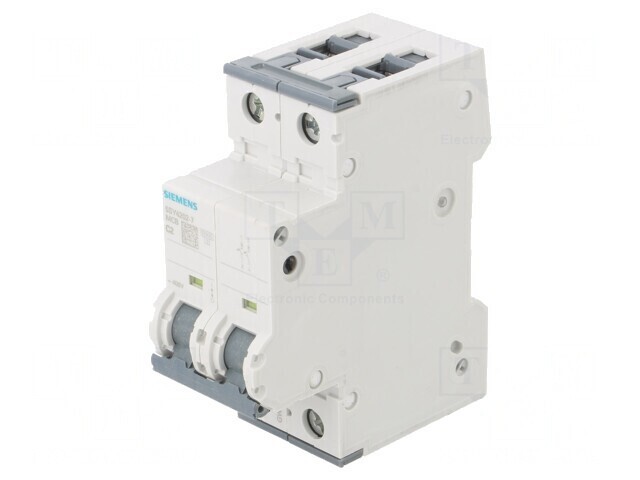 &Icirc;ntrerupător de supracurent 2A 2P 230/400VAC 10kA