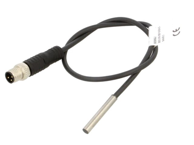 Senzor inductiv BALLUFF PNP NO &Oslash;4 10-30V IP67 0-1,5mm cablu M8