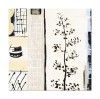 Tablou Decor japonez pictat manual, 70x70cm ulei pe panza in relief efect 3D