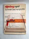 planseta desen tehnic proiectare vintage Rotring Rapid Germania anii 1980