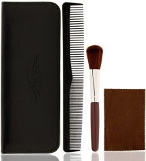 Set Cheetah set de caz pentru foarfece și accesorii + pieptene + perie + caz de p&acirc;nză pentru foarfec