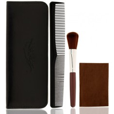 Set Cheetah set de caz pentru foarfece și accesorii + pieptene + perie + caz de p&acirc;nză pentru foarfec