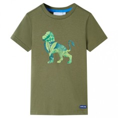 Tricou pentru copii, kaki, 104