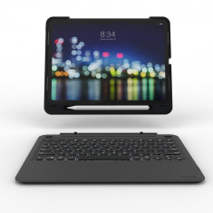 Tastatura iluminata ZAGG Slim Book Go pentru Apple iPad Pro 11&amp;amp;quot; (2018) Black foto