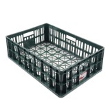 Naveta MD1 cu pereti perforati, polietilena, verde, 69 x 47 x 20 cm