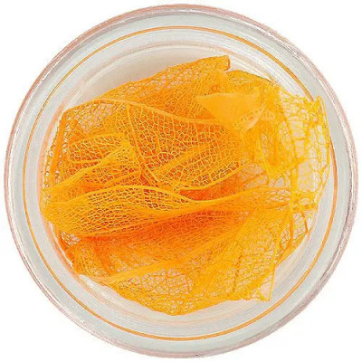 Frunze portocaliu deschis pentru nail art - uscate foto