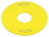 Inel plat de avertizare 22mm, 75mm