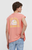 Cumpara ieftin HUGO Blue tricou din bumbac bărbați, culoarea roz 50513200